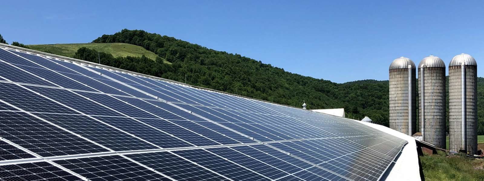 Catamount Solar installs a photovoltaic system at Vermont Compost