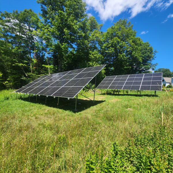 Ground mounted solar panels